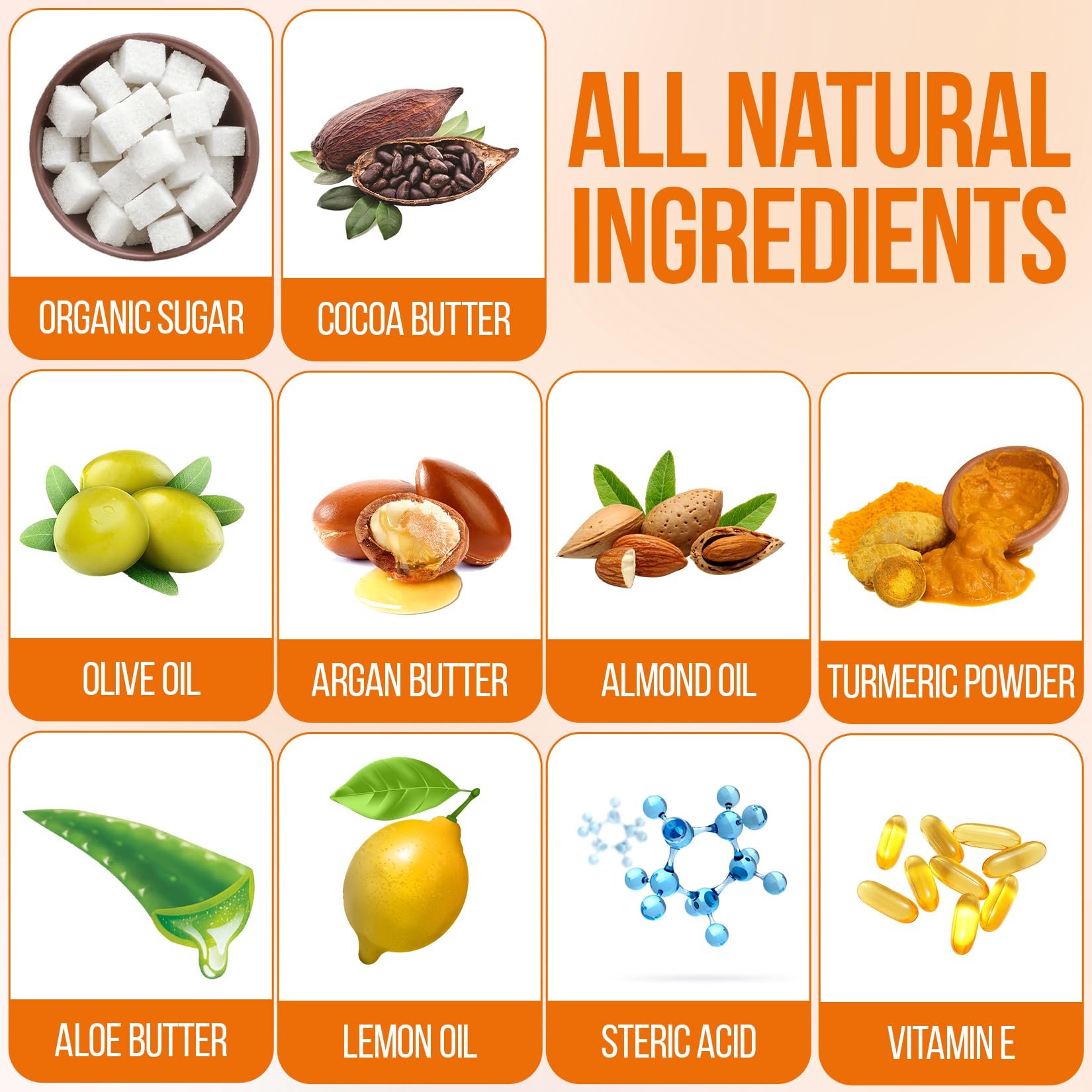 All Natural Boosts Circulation Skin Brightening Turmeric Face Body Scrub Or Glowing Skin