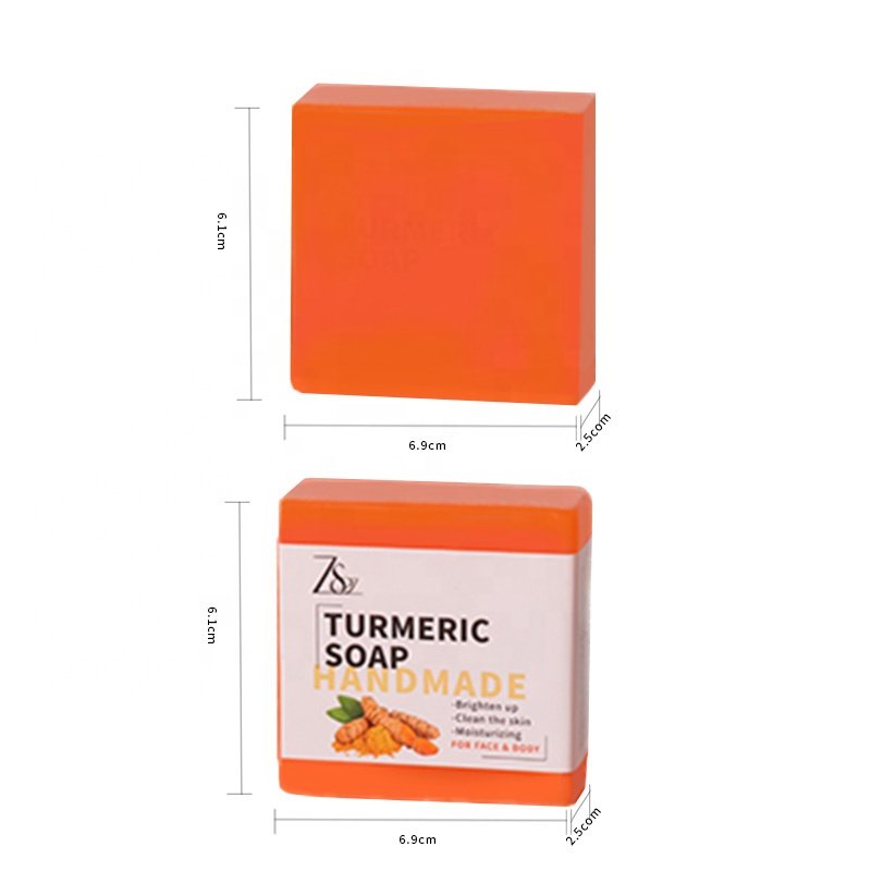 Factory Direct Turmeric Soap Solid Chemical-Free Handmade Soap