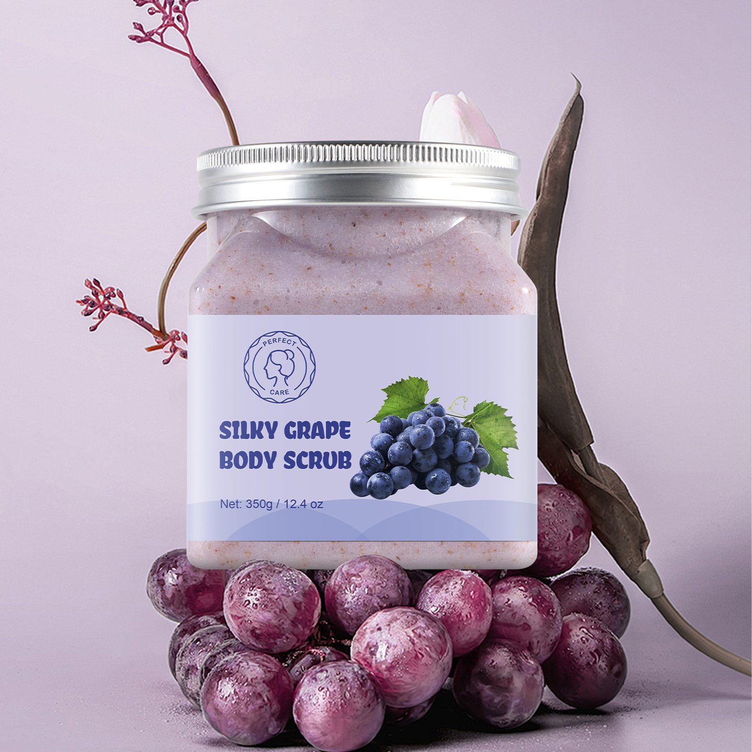 Perfectcare Private label fruit body scrub cleans and smooths exfoliating sea salt foaming body scrub