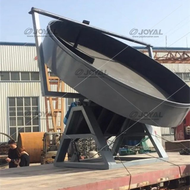 Shanghai Joyal Organic Fertilizer Pelleting Equipment Disc Pan Granulator 0.5-1 Ton Per Hour