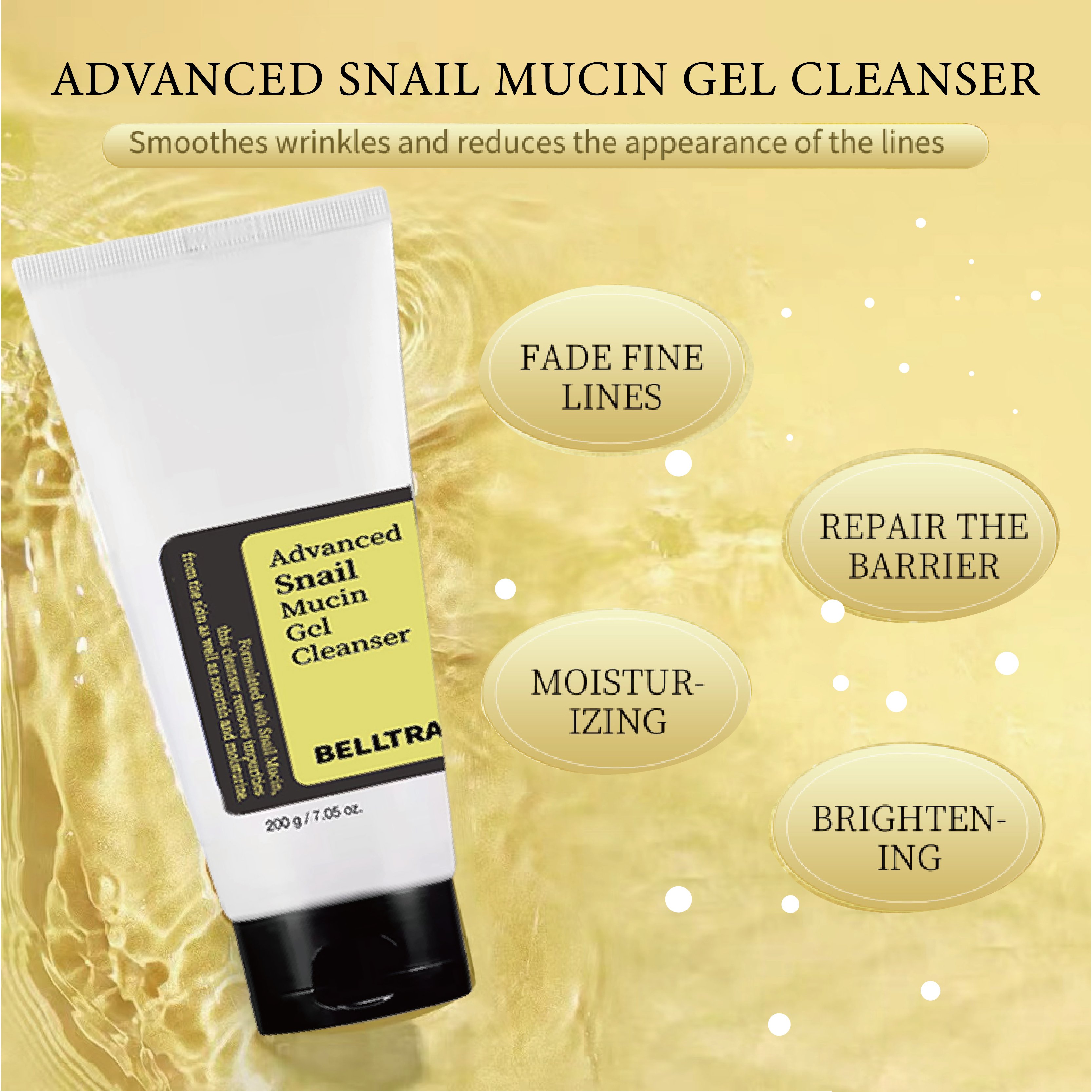 BELLTRA Advanced Snail Mucin 92% Oil Control For home or beauty salon use
