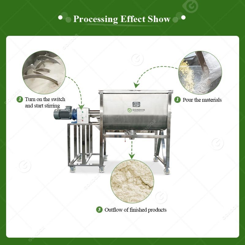 500kg 300kg Fertilizer Gypsum Blender 500l Ploughshare Wash Powder Horizontal Dry Flour Mixer Machine Price