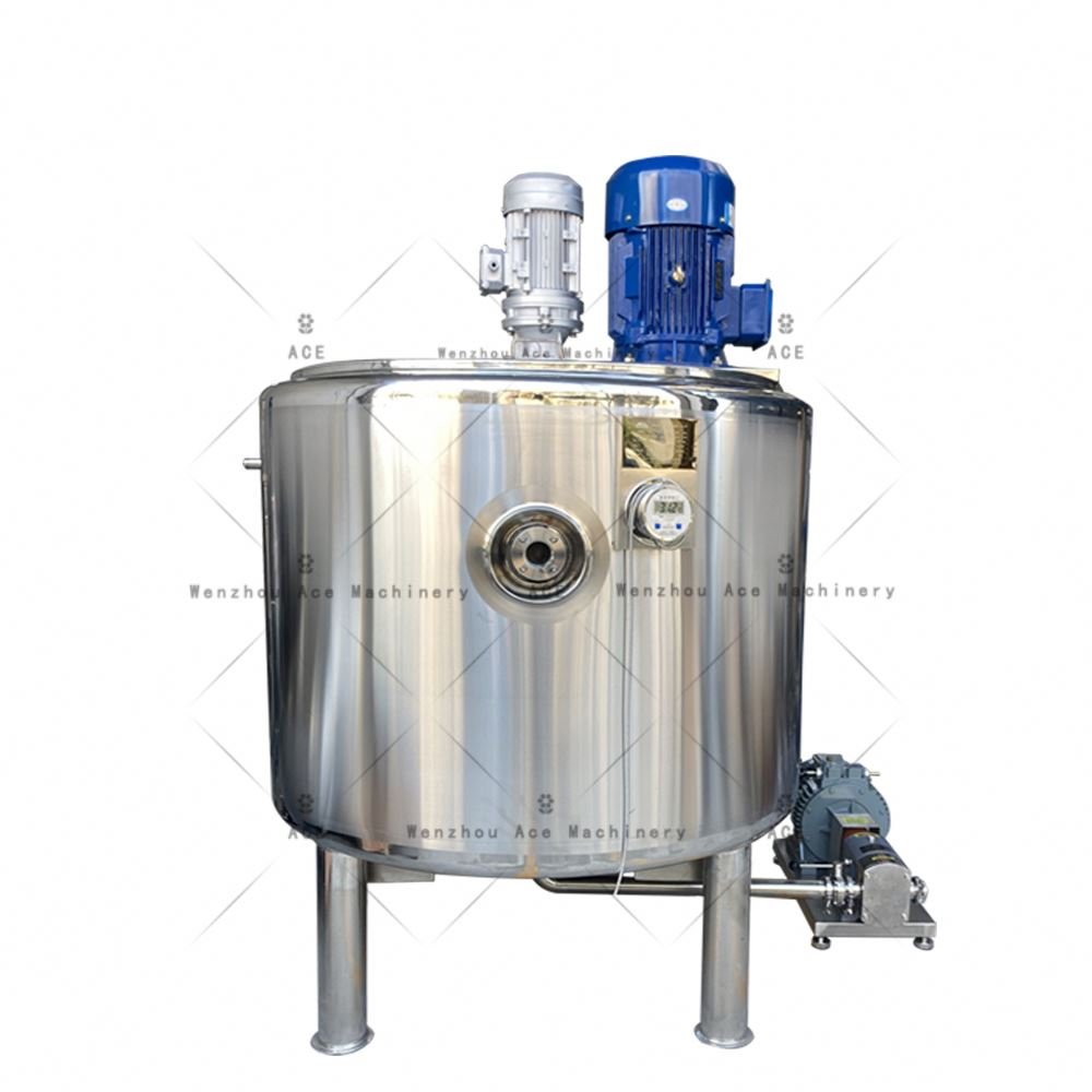 Sus316 Mixer Machine Snail Slime Extraction Agitator Blade Organic Fertilizer Plant Soap Production Line