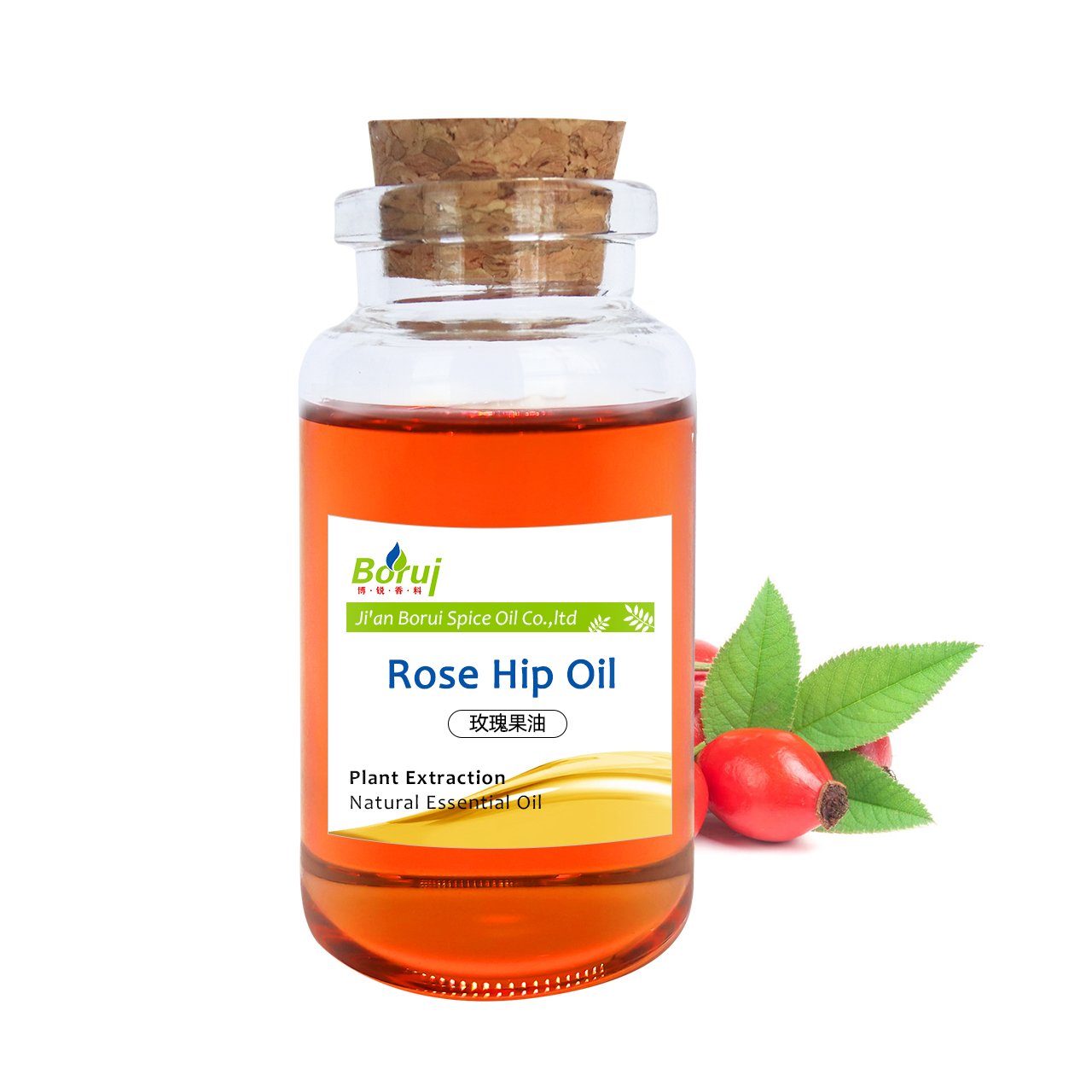 Factory Price Organic Pure Rosehip Seed Oil Skin Rejuvenation Freckle Scars Removal Massage