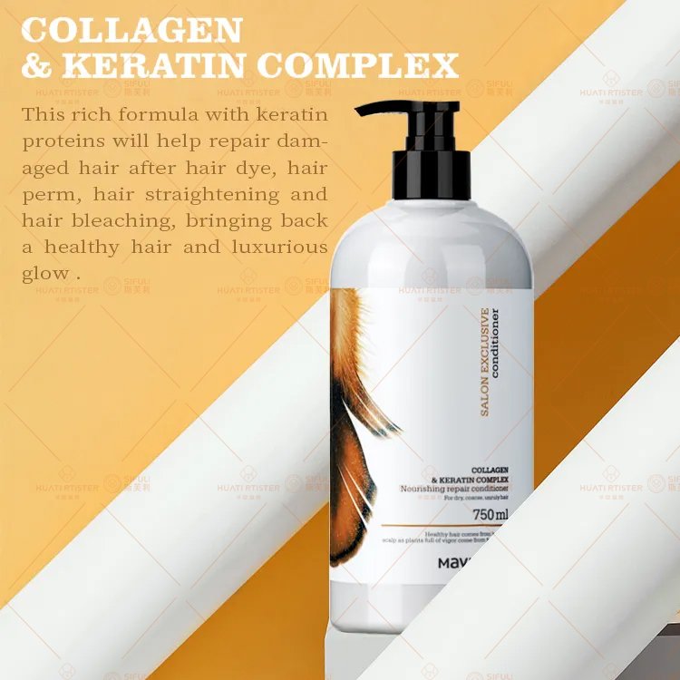 Huati Sifuli Maymbea 750ml Private Label Wholesale Natural Organic Keratin Nourishing Vegan Damaged Hair Shampoo