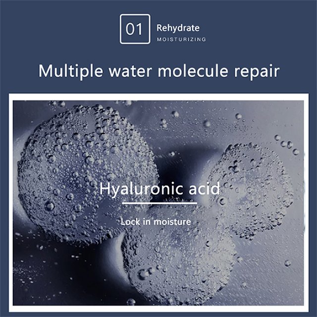 OEM Men's anti aging hyaluronic acid facial cleanser face wash face lotion products skin care set