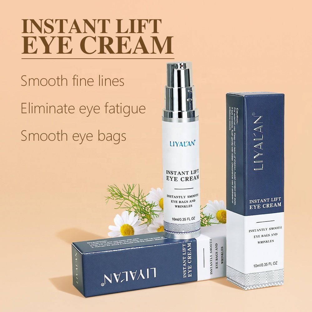 Private Label Anti Puffiness Reduce Dark Circles Smooth Wrinkle Instant Eye Bag Removal Under Cream