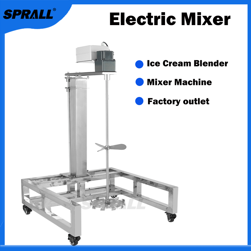 SPRALL Organic Solvents Chemical Agitator Cosmetic Food Water Based Adhesives Paint Oily Liquid Soap Electric Mixer Machine