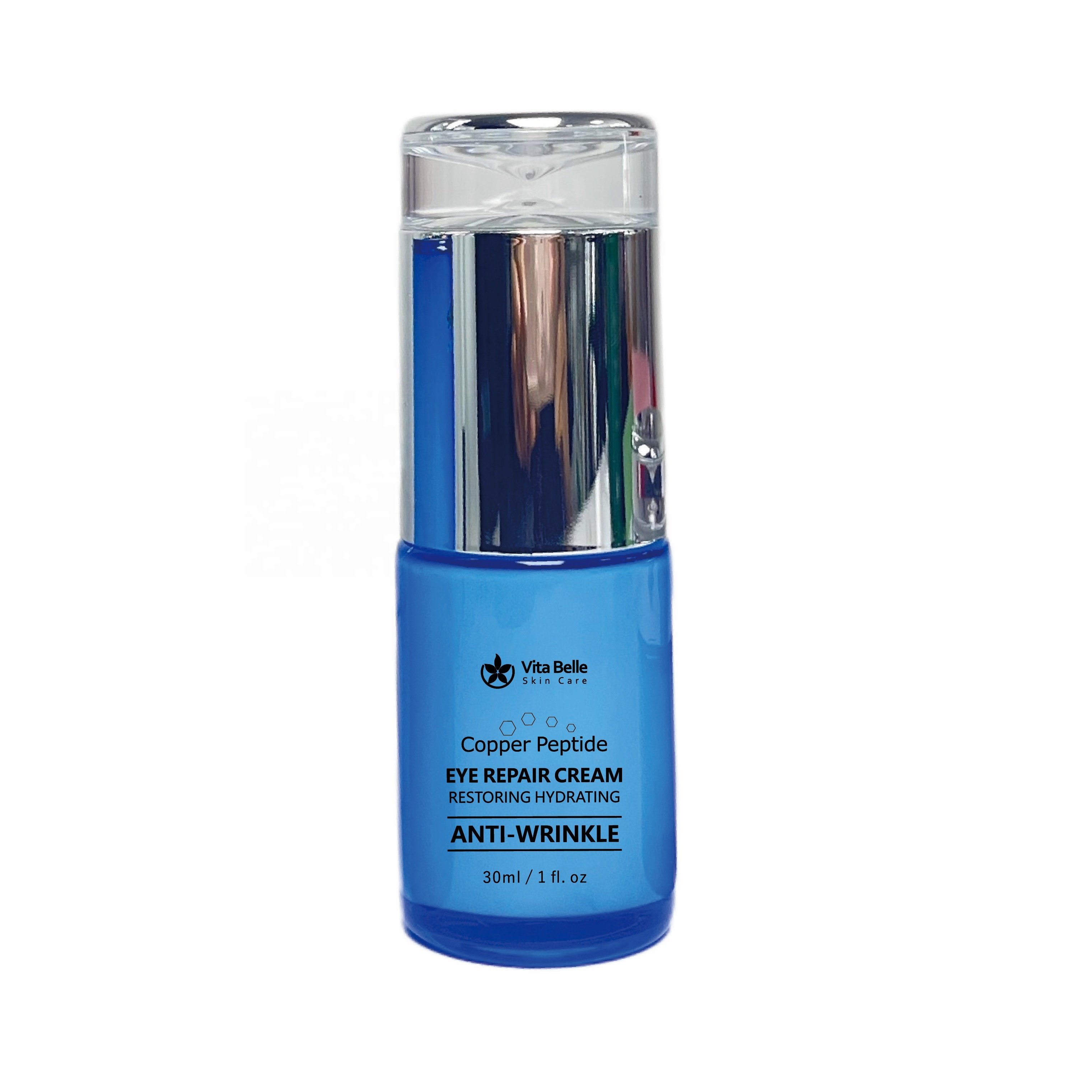 Skin Care Private Label Anti-wrinkle Face Moisturizing Lotion Repair Blue Copper Peptide Essence Cream