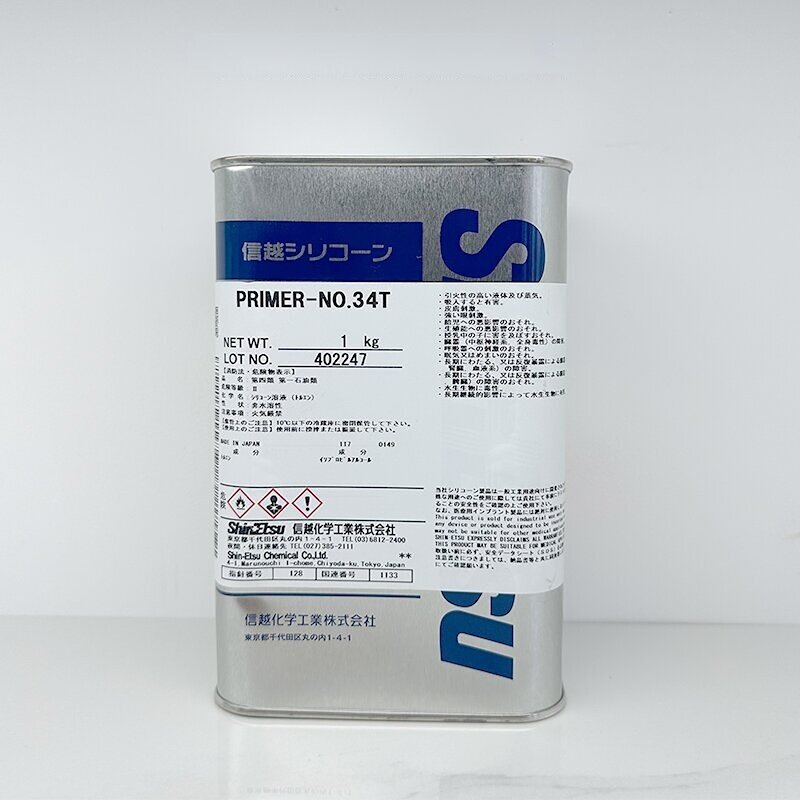 ShinEtsu PRIMER-NO.34T base coating agent, organic silicone rubber release adhesive, roller adhesive treatment agent