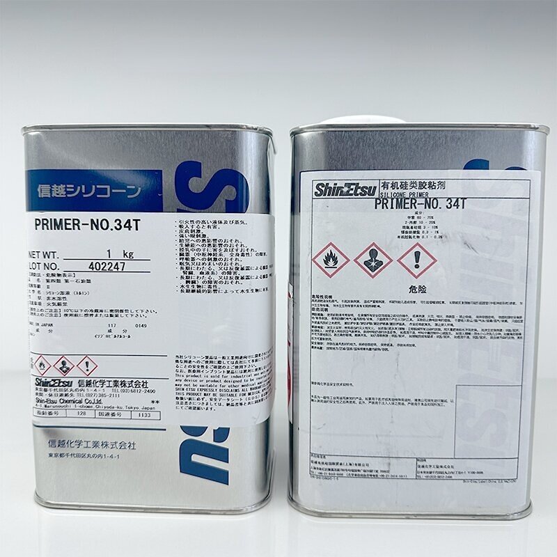 ShinEtsu PRIMER-NO.34T base coating agent, organic silicone rubber release adhesive, roller adhesive treatment agent