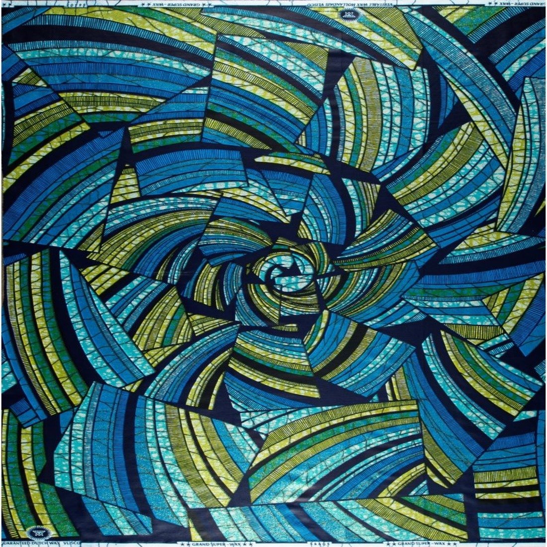 High-Quality African Wax Printed Holland Loincloth Fabric with Vibrant Patterns, Perfect for Traditional Wear and Custom Designs
