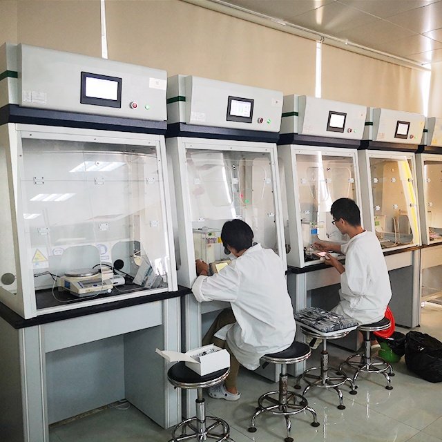 Chemical sovlent balance fume cabinet air purifier enclosure