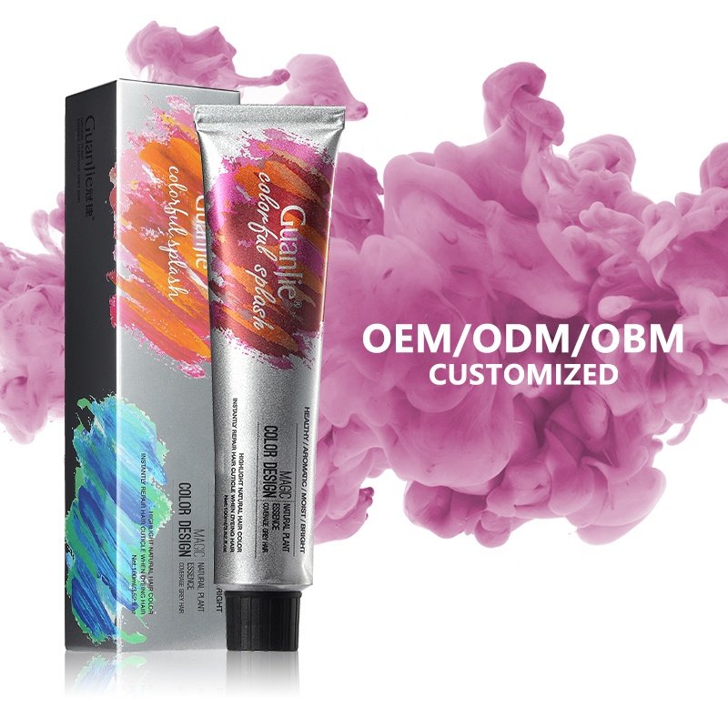 hair treatment packaging natural permanent hair color cream products organic no damage hair dyes color for salon