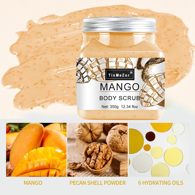 High quality deep cleans vegan strawberry avocado tumeric dead sea body skin peeling organic dead sea salt body scrub