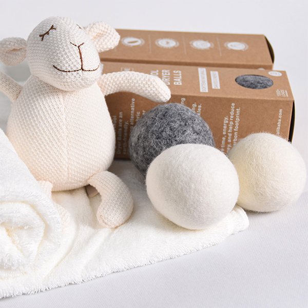 OEM in USA Label Organic Wool Dryer Balls For Laundry Washing Machine