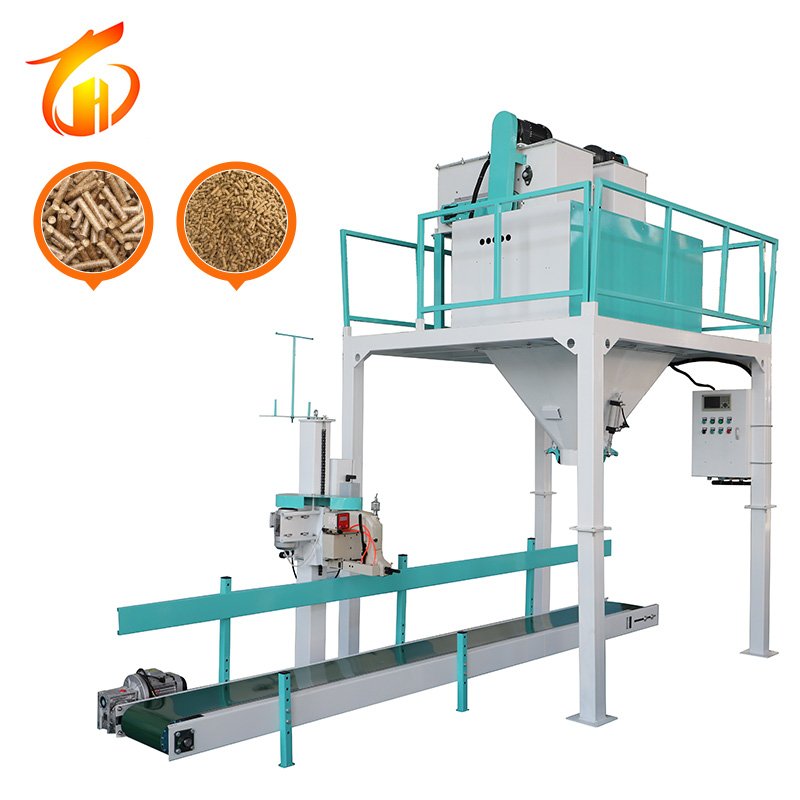 LongHai 20kg 50kg Soil Animal Food Rice Compost Organic Sand Fertilizer Packing Machine Open Mouth Bag 25kg bagging machine