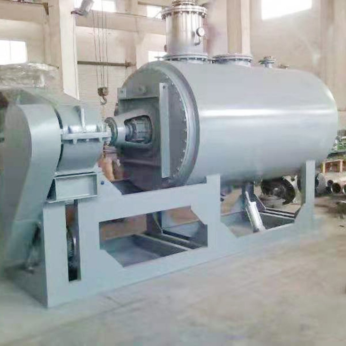 Glaze paste material drying equipment Sodium methoxide vacuum rake dryer Thermosensitive material rake dryer