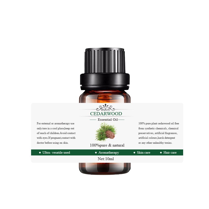 High Quality Organic100% Pure Aromatherapy Hair Care Essential Oil Wholesale Manufacturer Cedar Essential Oil Diffuser Massage