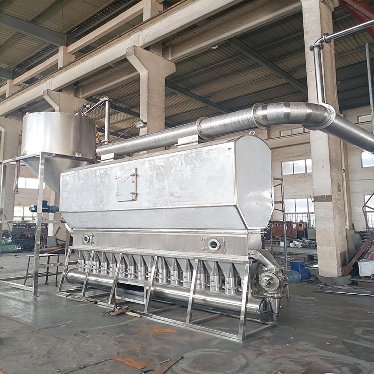 Powder horizontal boiling bed dryer food starch drying equipment industrial lotus root powder boiling bed dryer