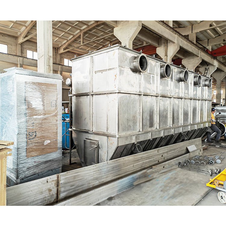 Powder horizontal boiling bed dryer food starch drying equipment industrial lotus root powder boiling bed dryer