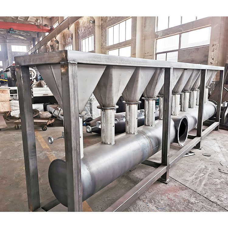 Powder horizontal boiling bed dryer food starch drying equipment industrial lotus root powder boiling bed dryer