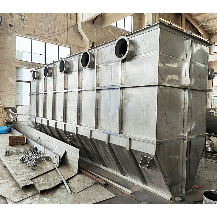 Powder horizontal boiling bed dryer food starch drying equipment industrial lotus root powder boiling bed dryer