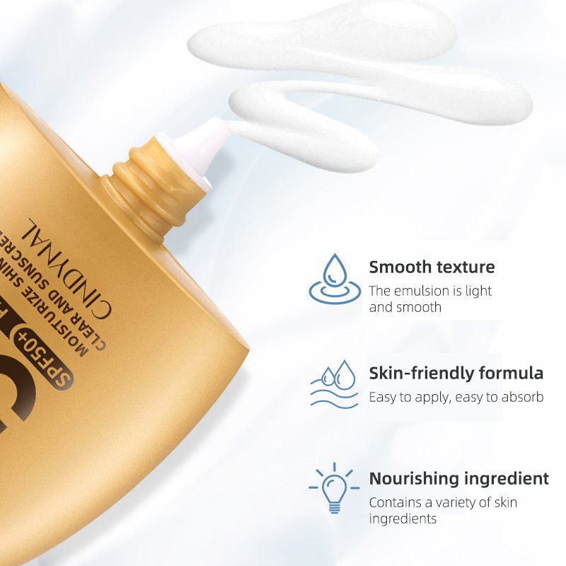 30ml Vegan Waterproof Organic Korean Body Face Natural Sunscreen SPF 50 Cream Private Label Facial Sun Screen Cream