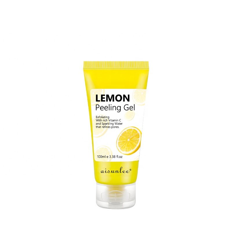 Lemon Peeling Gel Exfoliating with Rich Vitamin C And Sparkling Water That Refines Pores Washing Away Old Dead Skin Cells