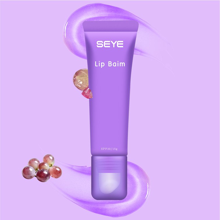 Custom OWM Logo Lip Balm with SPF30 Deeply Moisturizing Smoothing Fruity Aroma of Banana Peach Grape Watermelon Cream Form