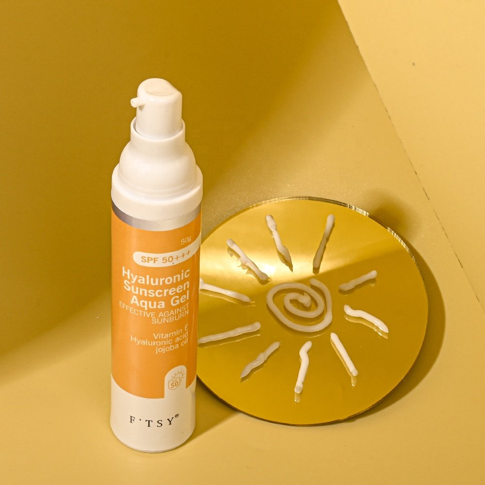 Aqua Ultra Light Hyaluronic Acid Sunscreen SPF 50 Broad Spectrum Anti UVA UVB Blue Light Sun Screen