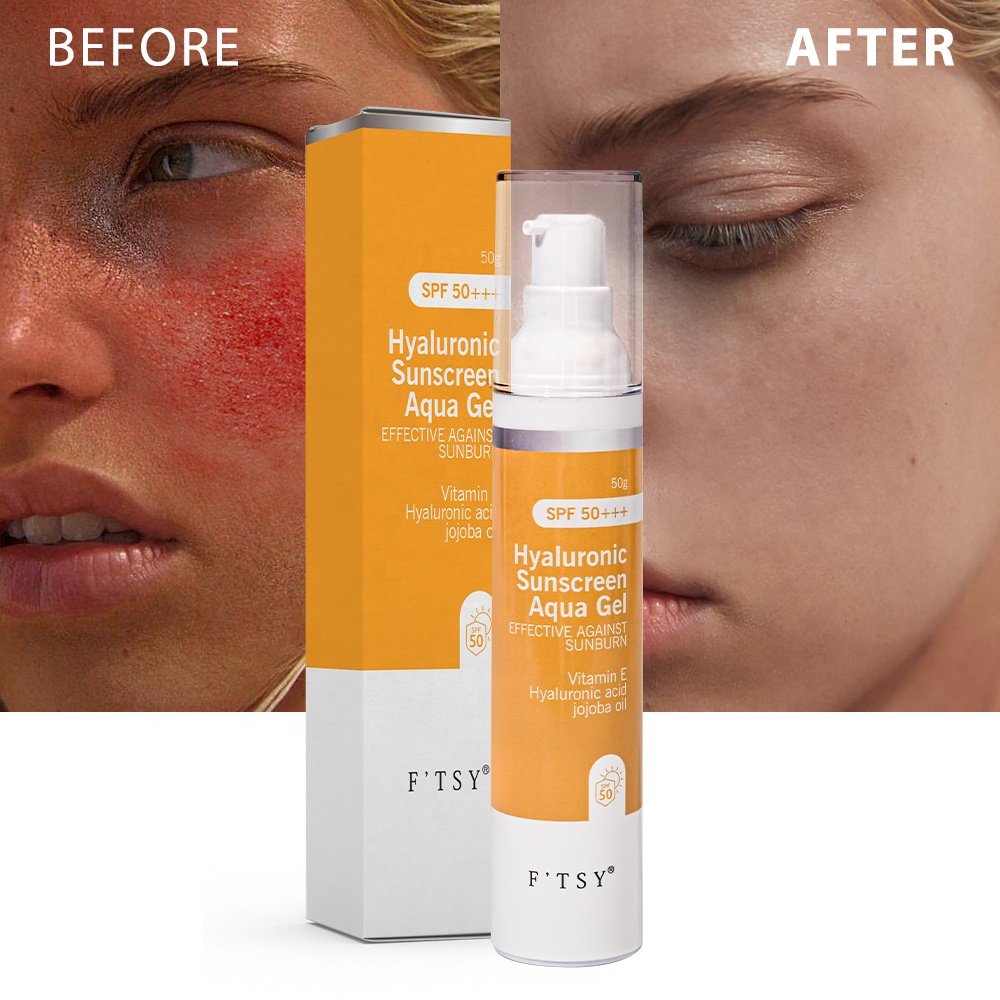 Aqua Ultra Light Hyaluronic Acid Sunscreen SPF 50 Broad Spectrum Anti UVA UVB Blue Light Sun Screen
