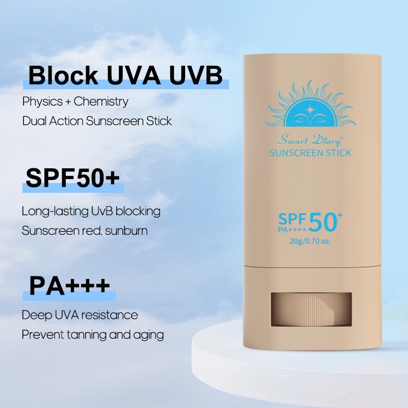 Private Label Eco Friendly Beauty Sun Block Skin Care Custom Korean Whitening SPF 50 Cream Sunscreen Stick