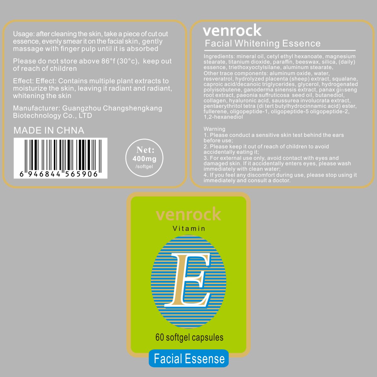 Wholesale Price Premium Skin Care Venrock Anti-Aging Facial Whitening Serum For Export