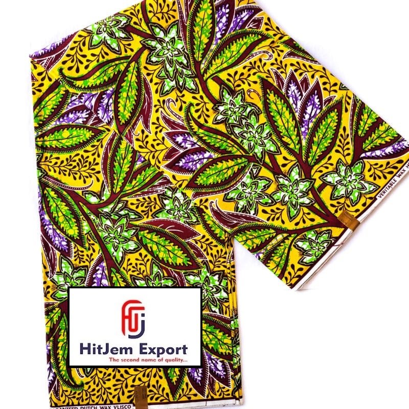 Premium African Ankara Fabric: Authentic Wax Print Cotton for Dressmaking Quilting Sewing and Craft Projects with Rich Patterns