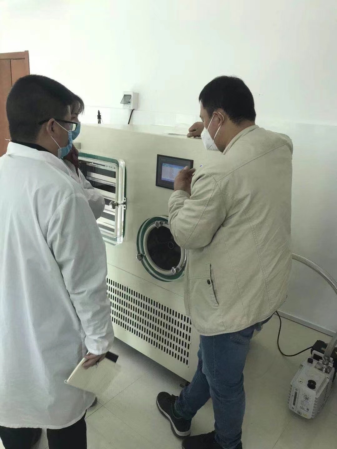 Laboratory Vacuum Freeze Dryer Lyophillizer Freeze Drying Machine For Liquid Organic Solvent Meat Coffee Flower Fruit