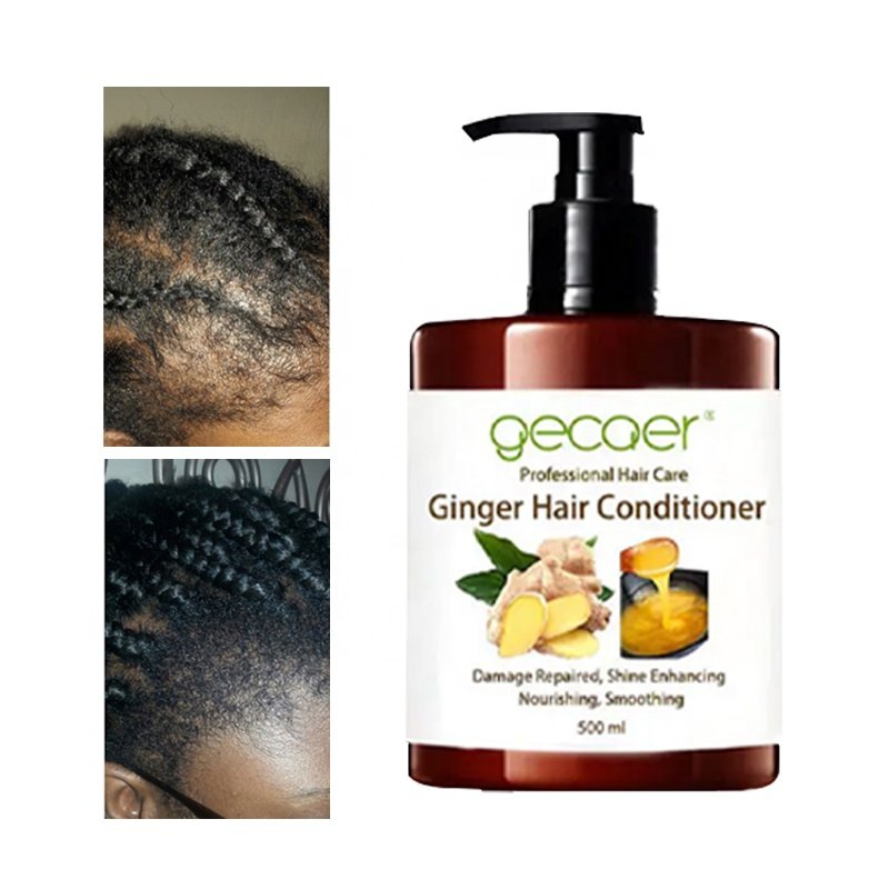 Ginger organic Shampoo Private Label Natural Organic the keratin Shampoo and Conditioner set For Hair Care Treatment