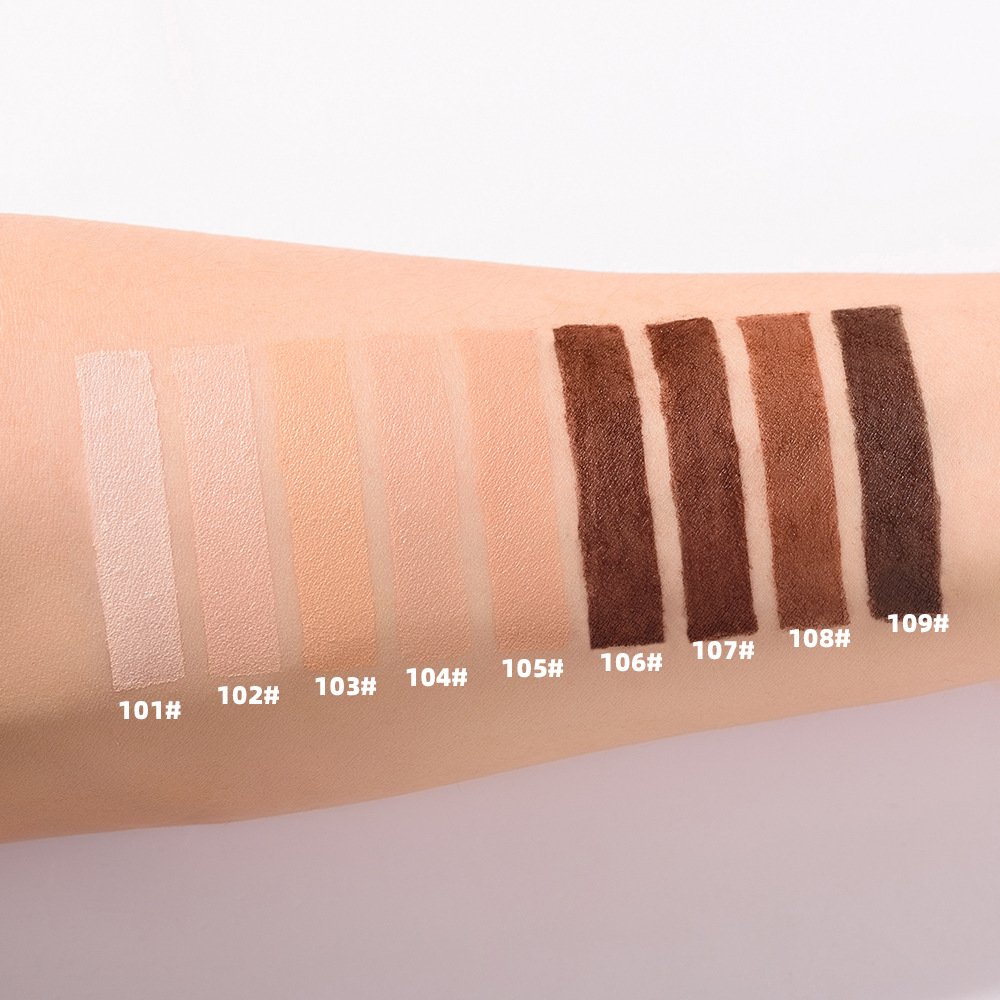 Beauty Tanning Matte Lasting Liquid Foundation Glazed dark concealer with high