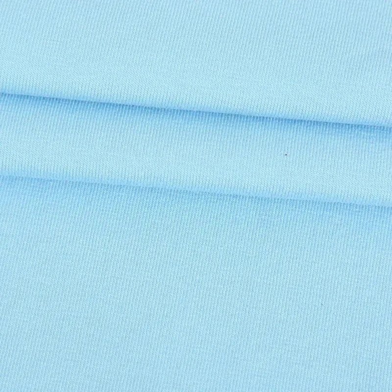 Stretch Knitting Jersey Fabric Polyester Nylon Spandex Dyed Stretch Fabric for Baby Clothing