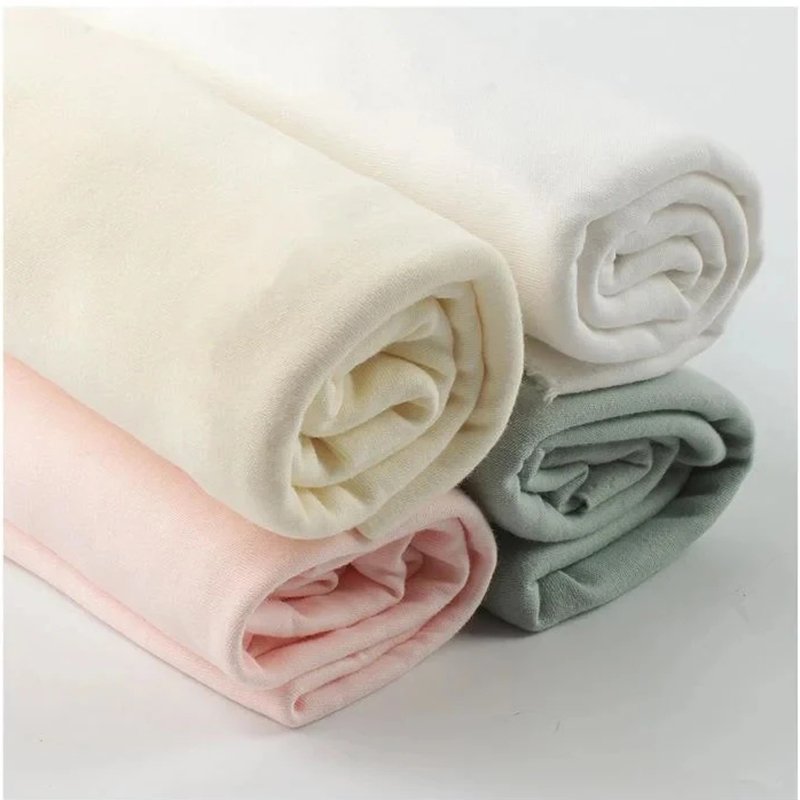 Stretch Knitting Jersey Fabric Polyester Nylon Spandex Dyed Stretch Fabric for Baby Clothing