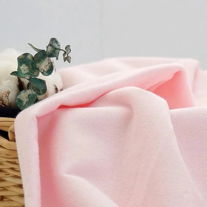 Stretch Knitting Jersey Fabric Polyester Nylon Spandex Dyed Stretch Fabric for Baby Clothing