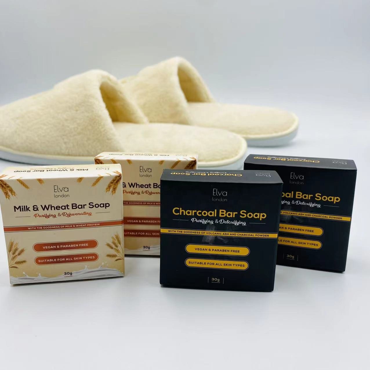 Private label Natural Organic Exfoliating whitening Bath Charcoal African Moroccan Black Soap