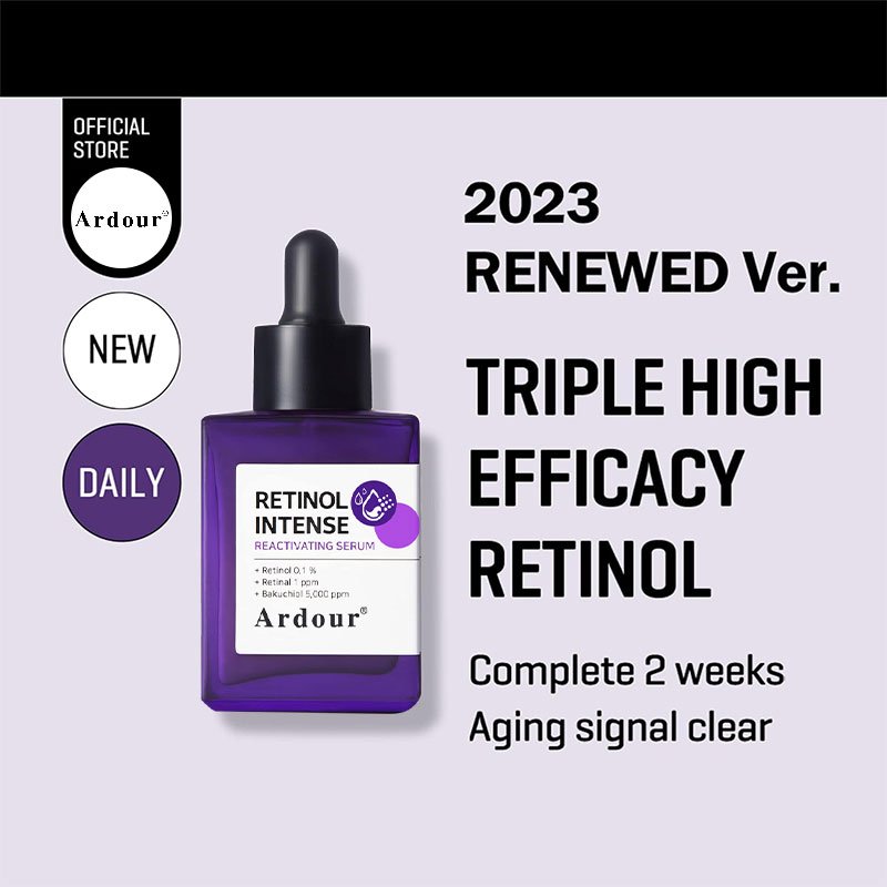 OEM korean retinol serum Post Acne Mark Skin Texture and Elasticity Retinol Intense Reactivating Serum