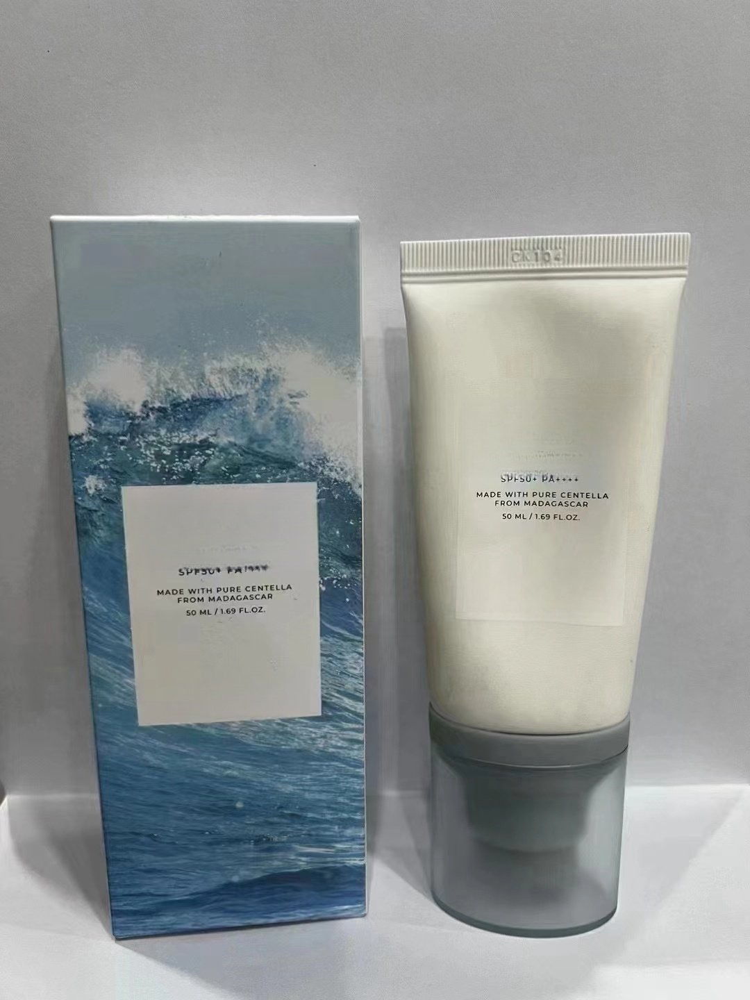 2024 Best Original Korean Skincare SKINE1004 Madagascar Centella Hyalu-Cica Water-Fit Sun Serum 50ml