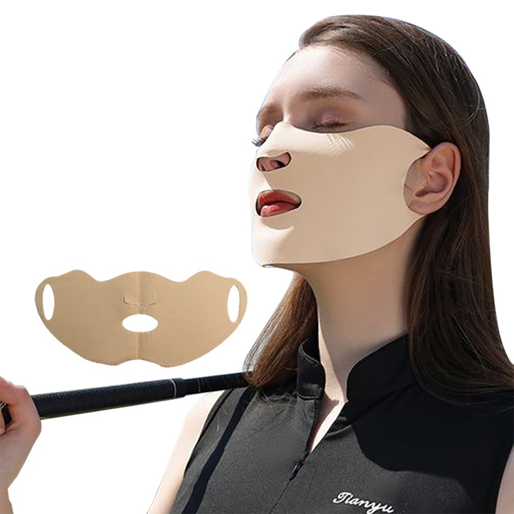 Top Selling Face Cover Hydrogel Golf Mask Anti Sun Uv Gel Mask For Outdoor Activated