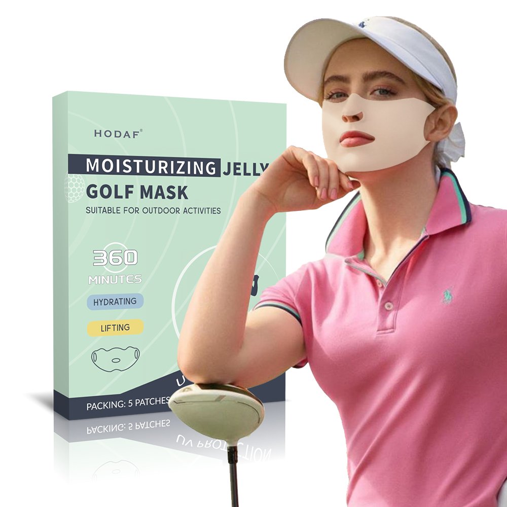 Top Selling Face Cover Hydrogel Golf Mask Anti Sun Uv Gel Mask For Outdoor Activated