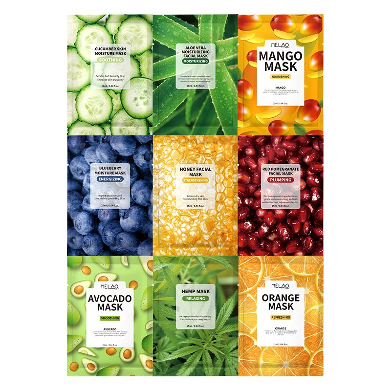 Best Quality Custom Skin Care Facemask Natural Organic Face Beauty Fruit Sheet mask