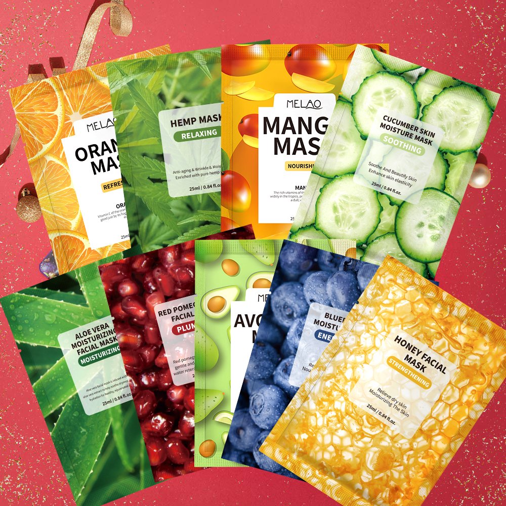 Best Quality Custom Skin Care Facemask Natural Organic Face Beauty Fruit Sheet mask