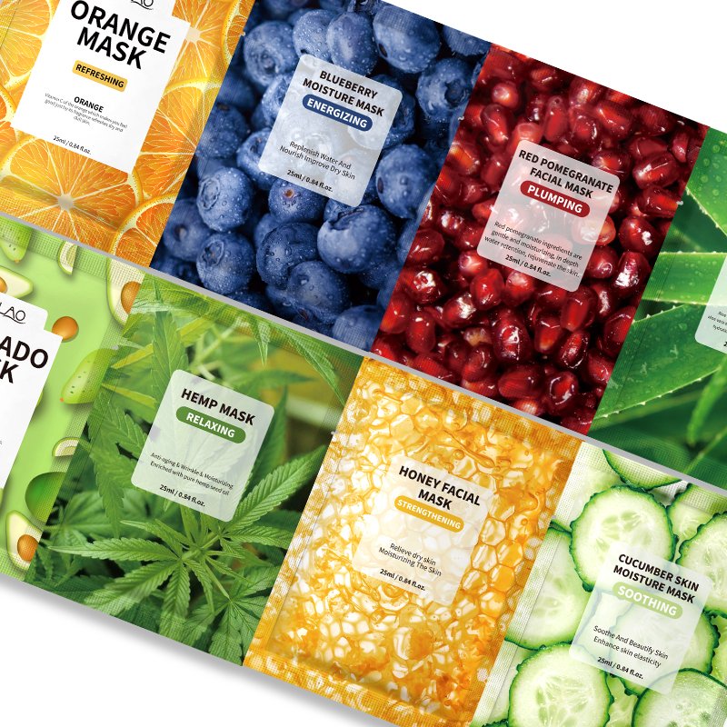 Best Quality Custom Skin Care Facemask Natural Organic Face Beauty Fruit Sheet mask
