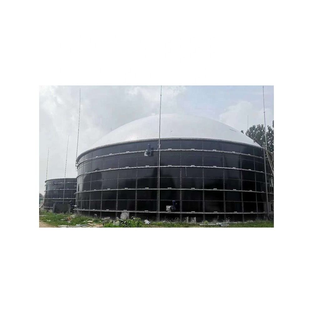 1000m3 Organic Anaerobic Digestion Biogas Power Plant For Livestock breeding Animal Manure treatment